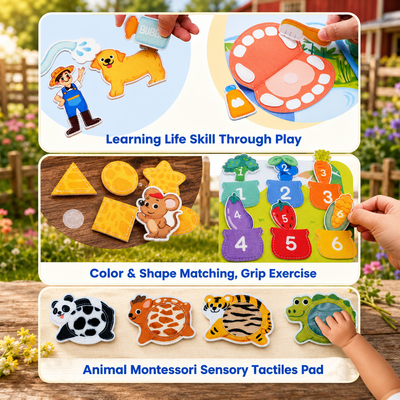 My First Farm Felt Busy Book