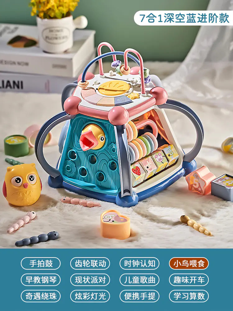 Multi-Functional Music Learning Drum for Kids 0-3 Yrs