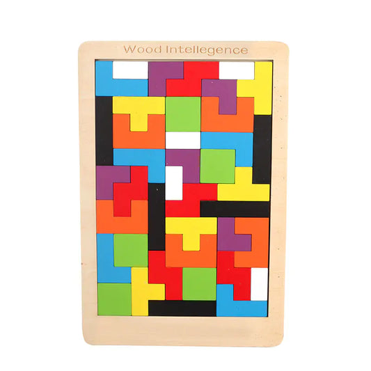 Wooden Tetris Educational Game