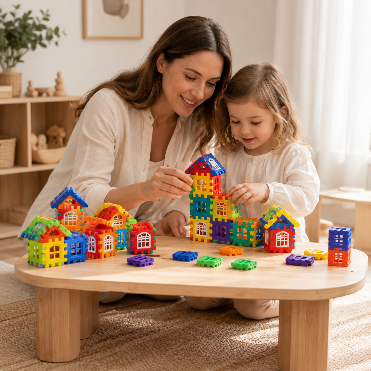 House Building Block Set – Creative STEM Toy for Kids 3+