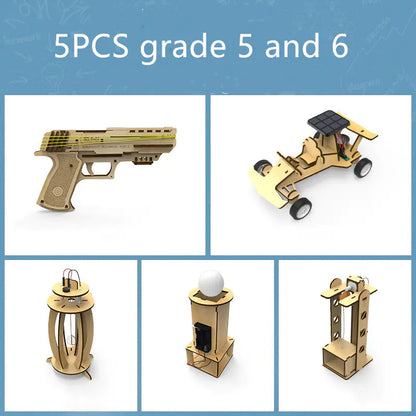 STEM Educational Wooden DIY Science Toys for Kids