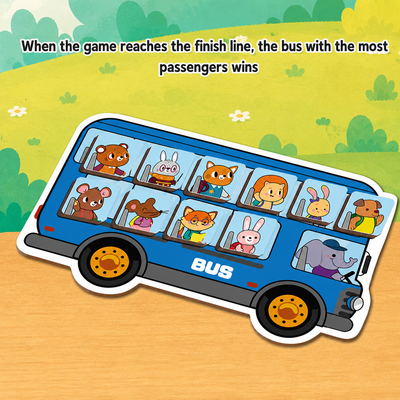 Math Bus Tabletop Game Addition & Subtraction Learning