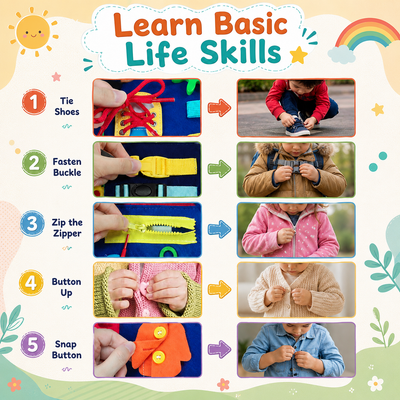 motor skills development busy book