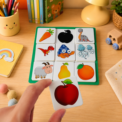 Shadow Matching Puzzle Board Shape Recognition Game