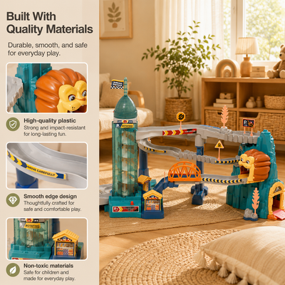 Mountain Adventure Car Track Playset