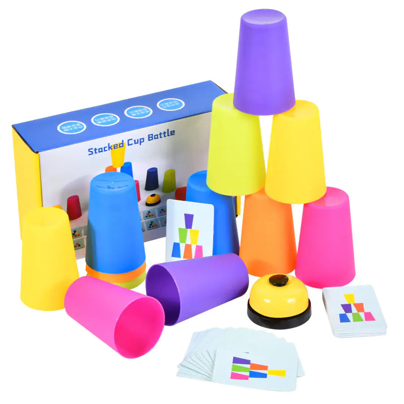 Kids Stacking Cup Game - Educational Interactive Toy