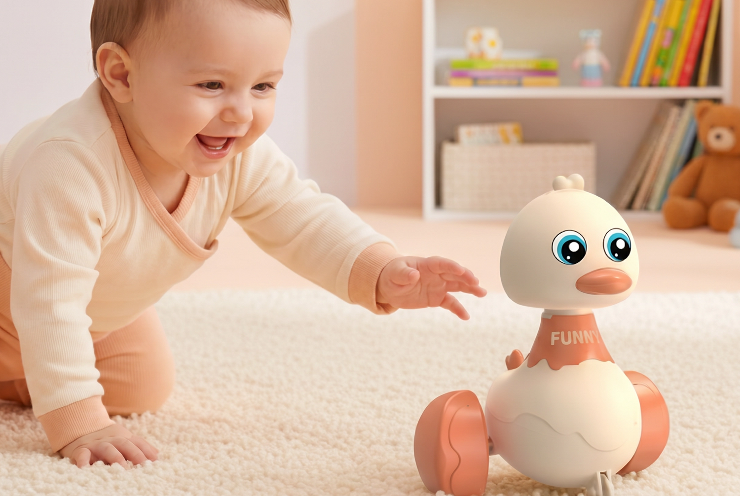 the toy parents buy when they want to encourage their kid to start crawling and walking