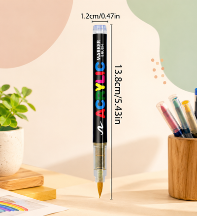 Acrylic Soft Tip Paint Pens Set