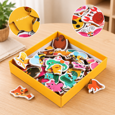Woodland Match Puzzle Board