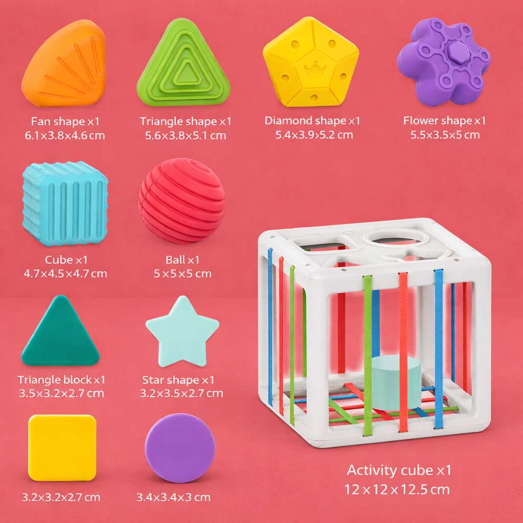 Sensory Baby Multi-Functional Cube