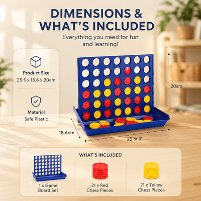 Four In A Row Strategy Board Game