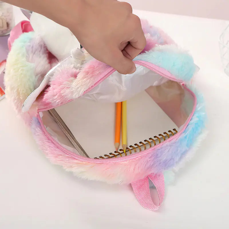 Plush Unicorn Backpack