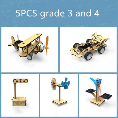 STEM Educational Wooden DIY Science Toys for Kids