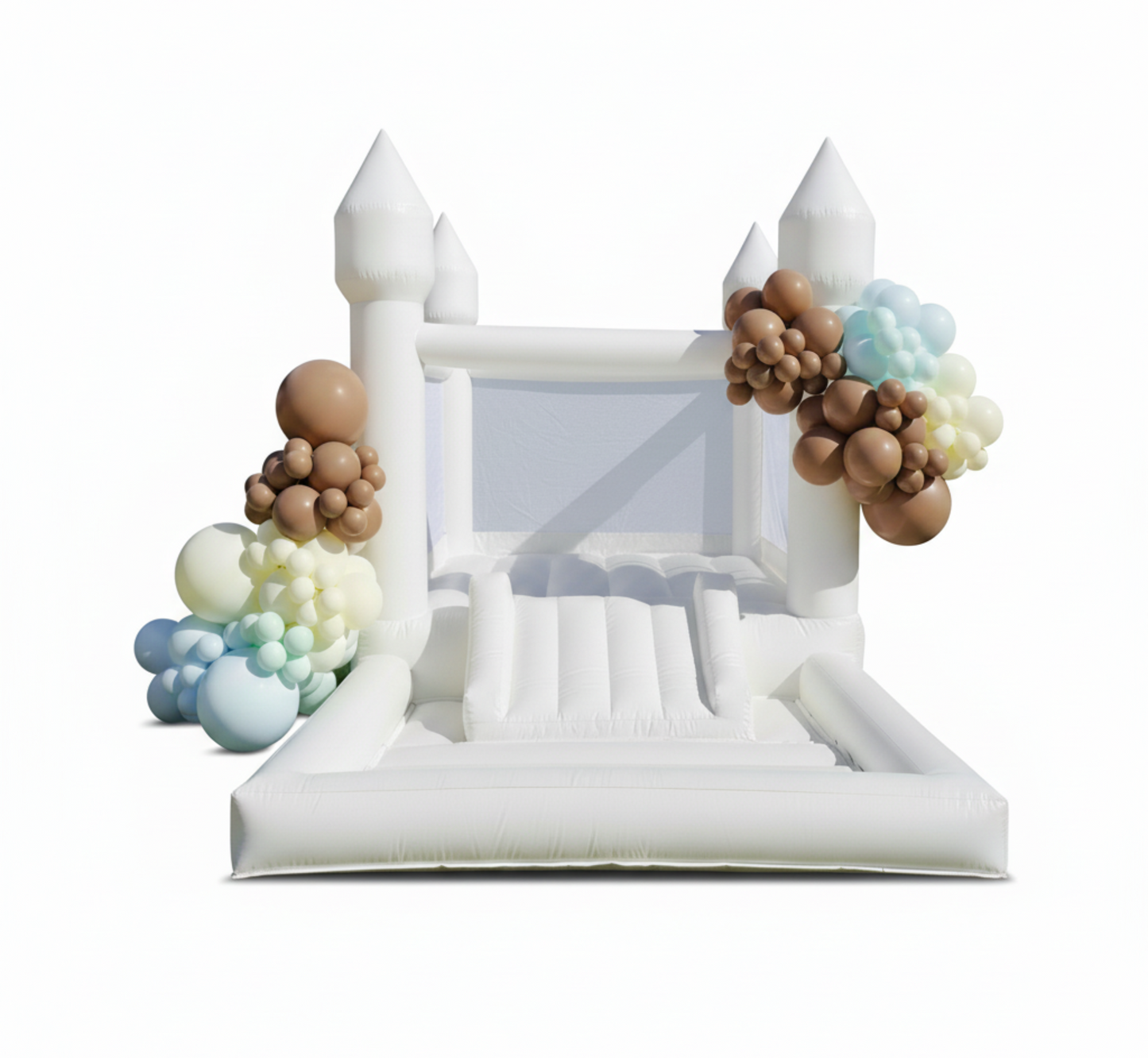 Inflatable White Bounce House