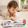High Contrast Animal Tail Soft Cloth Baby Book