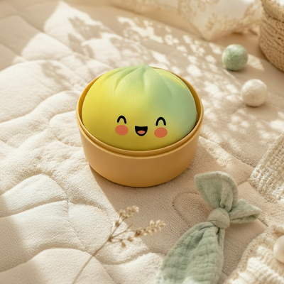 mint dumpling squishy in a box
