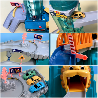 Mountain Adventure Car Track Playset