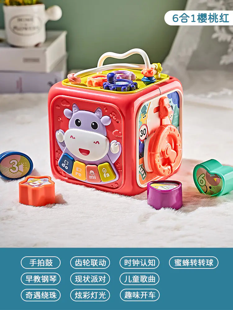 Multi-Functional Music Learning Drum for Kids 0-3 Yrs