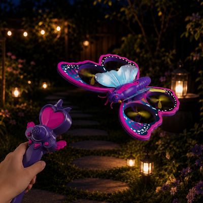 Gravity Sensing Butterfly RC Quadcopter