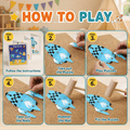 Wooden Hammer & Nail Cork Board Puzzle