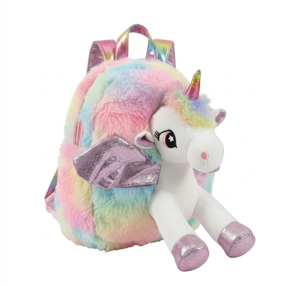 Plush Unicorn Backpack