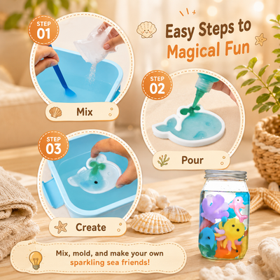 Magic Water Gel Kit DIY Aqua Fairy Craft Set