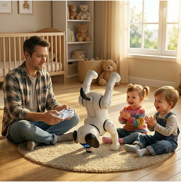 Interactive RC RoboDog with Touch Sensors