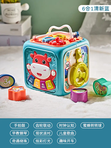 Multi-Functional Music Learning Drum for Kids 0-3 Yrs