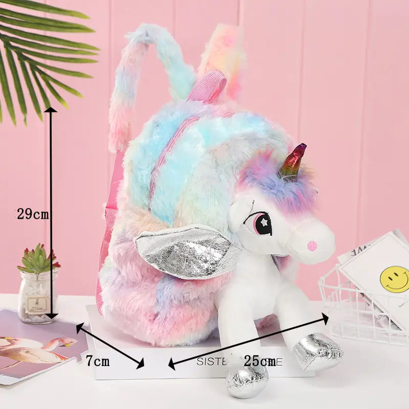 Plush Unicorn Backpack