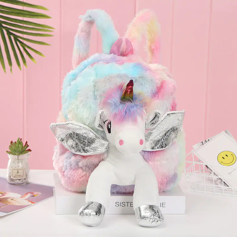 Plush Unicorn Backpack