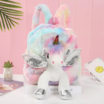 Plush Unicorn Backpack